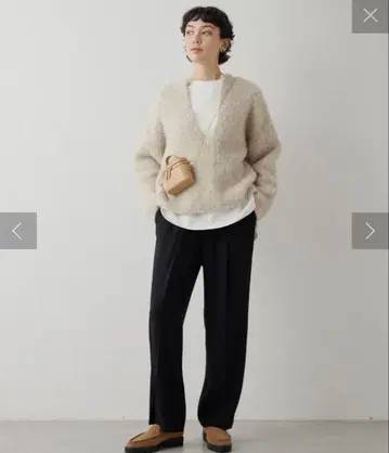 Whim Gazette 위무 가제트 믹스얀 V넥 풀오버