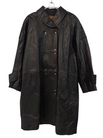 란셀 가죽 코트