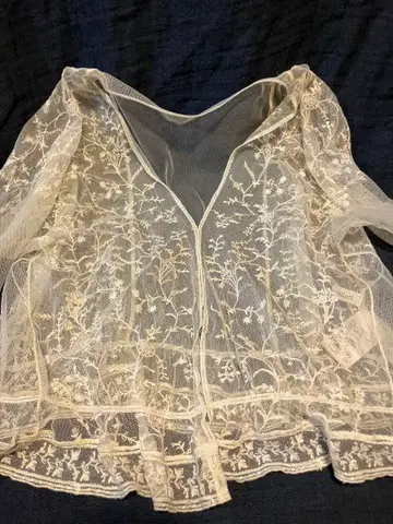 저널 스탠다드 자수 레이스 긴팔