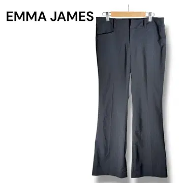 엠마 제이 플레어 슬랙스 팬츠 블랙 사이즈 13