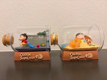 짱구는 못말려(크레용 신짱) 보틀 피규어 세트 소란스러운 일상이잖아