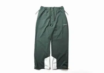 whiz limited 2024 가을/겨울 다크 그린 캐주얼 팬츠