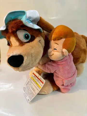 디즈니랜드 피터팬 나나 & 마이클 봉제 인형