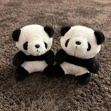 팬더 봉제 인형 2개 세트