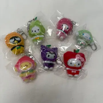 산리오 치비토모 키링 과일 7종