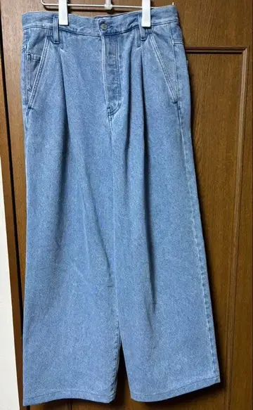 DRIES VAN NOTEN 데님 와이드 팬츠