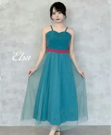 [ 새상품/L ] 시마무라 디즈니 대관식 엘사 원피스