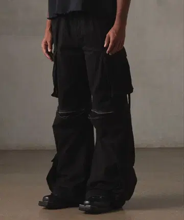 GRANCY / 지퍼 디자인 카고 팬츠
