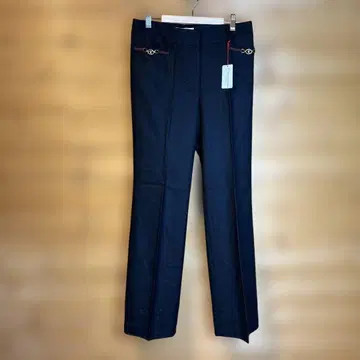 로베르타 디 카메리노 슬랙스 네이비 장식 금장 장식 포함