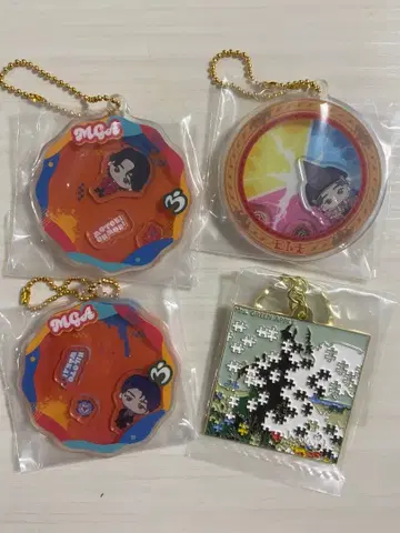 미세스 그린애플 아크릴 키링 4개 세트