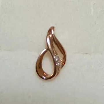 K10 YG 다이아몬드 목걸이 탑