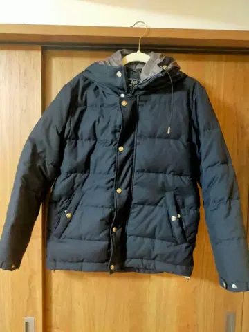 BEAMS HEART 네이비 다운 자켓 L 사이즈