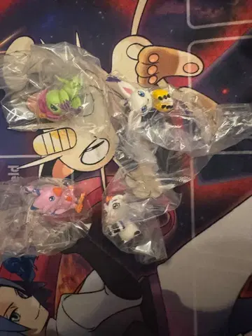 디지몬 캡슐 토이 4체 세트