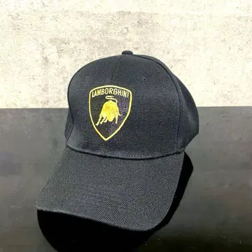 빈티지 람보르기니 캡 모자 블랙 프리