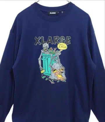 XLARGE 네이비 긴팔 T셔츠