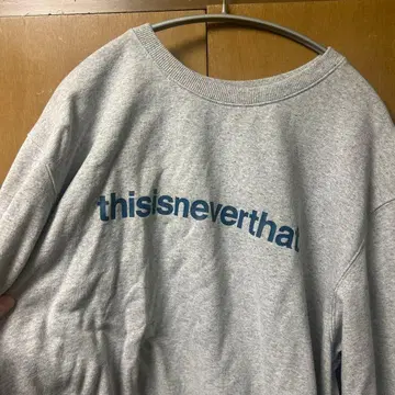 thisisneverthat 그레이 맨투맨 L