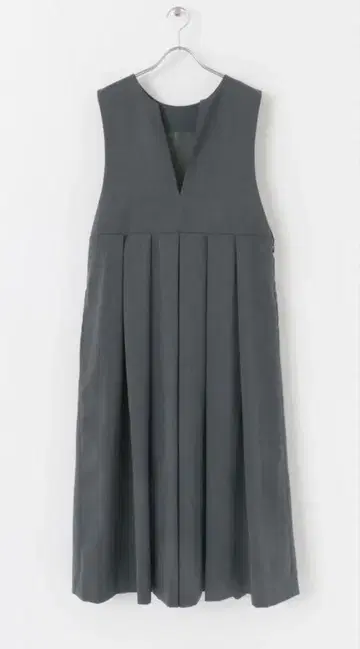 KBF 빅 플리츠 오버롤 스커트 원피스 카구레