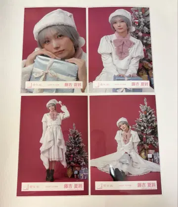 사쿠라자카46 브로마이드 2025년 산타 의상 후지요시 카린