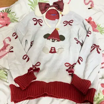 [ 파크 내 품절 ] 디즈니 크리스마스 2025 니트 머리띠 세트