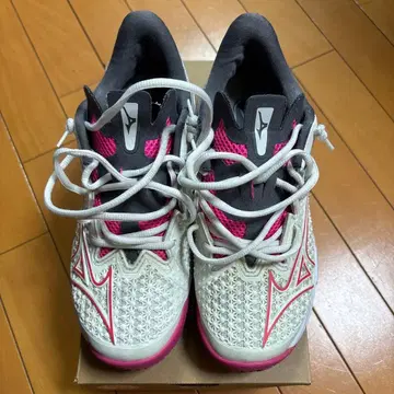 미즈노 웨이브 엑시드 투어 6 테니스화 24.0cm