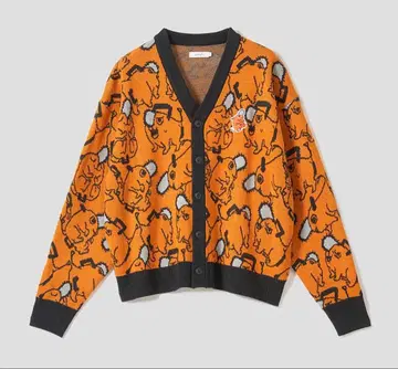 체인소 맨 포치타 패턴 자카드 가디건 XL 그라니프 새상품