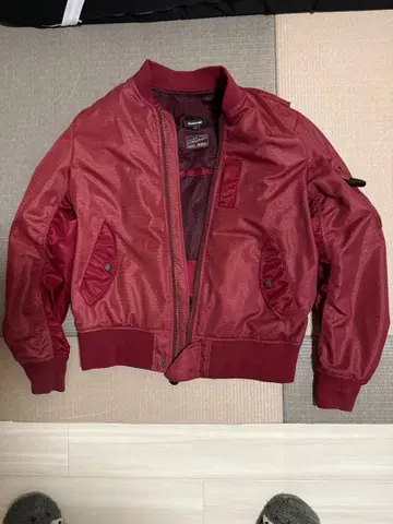 가와사키 AVIREX 라이딩 메쉬 블루종