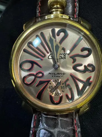 GaGa 밀라노 마누알레 48mm 수동 와인딩 시계