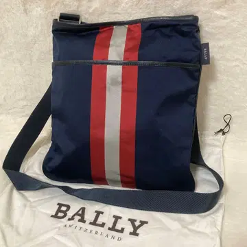 컨디션 최상 BALLY 발리 트레인 스포팅 숄더백 스트라이프