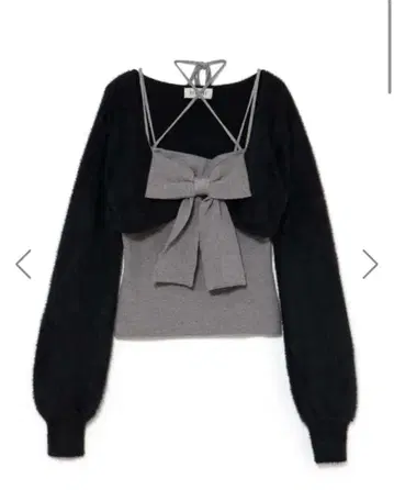 Bubbles 리본 니트 앙상블