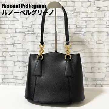 미사용급 Renaud Pellegrino 루노펠레그리노 소가죽 핸드백