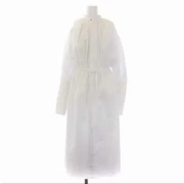 HYKE GATHERED BALLOON SLEEVE SHIRT DRESS