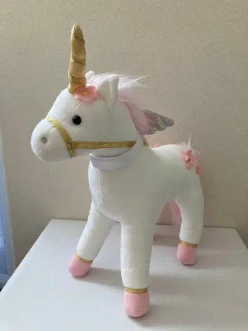 gund 유니콘 봉제 인형 깃털 포함