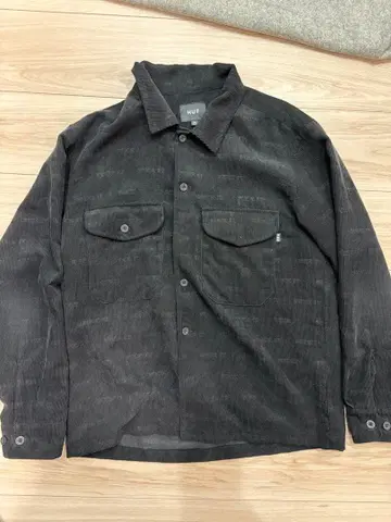 HUF 블랙 코듀로이 자켓