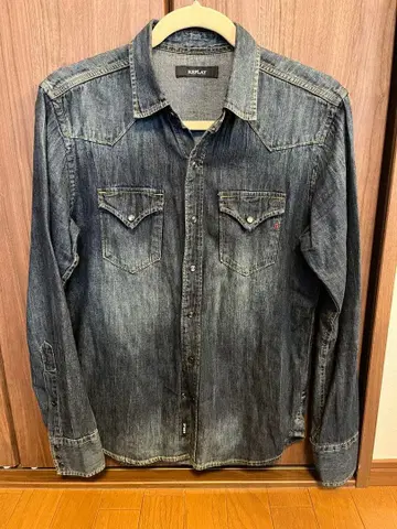 REPLAY 데님 셔츠