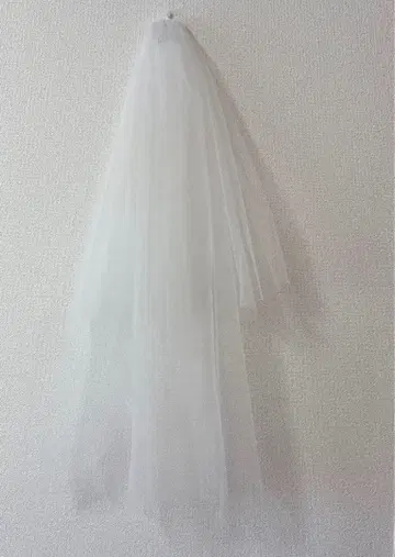 타카미 브라이덜 웨딩 베일 화이트 튤 2단