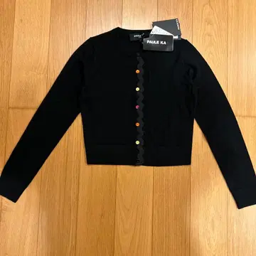 폴카 가디건 새상품 S 사이즈