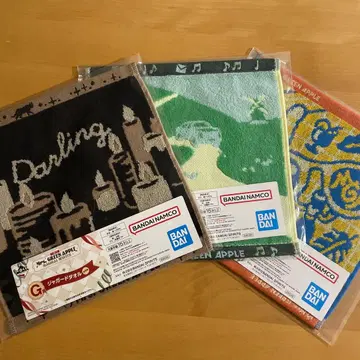 Mrs. GREEN APLLE 1번 복권 G상 자카드 타월 3개 세트