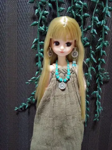 커스텀 리카짱 블론드 롱 새상품 커스텀