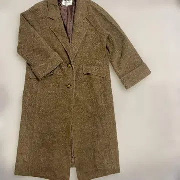 MOUSSY 브라운 롱 코트