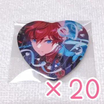 [ 미사용 ] 앙스타 파티스리 피처 2 하트 캔뱃지 아마기 히이로