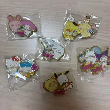 치이카와 산리오 슈퍼마켓 핀즈 컬렉션 6종