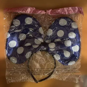 디즈니풍 미니 미키 리본 머리띠 라이트 포함