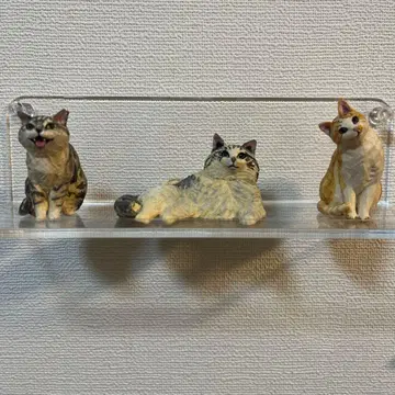 고양이 피규어 3개 세트