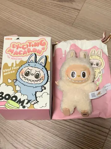 Exciting Macaron LABUBU 라부부 소이밀크