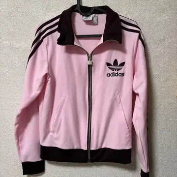 adidas 핑크 집업 저지