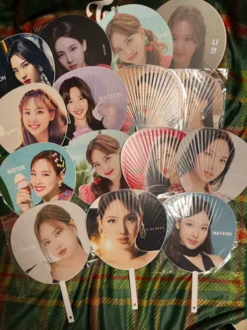 twice 나연 부채 15개 세트