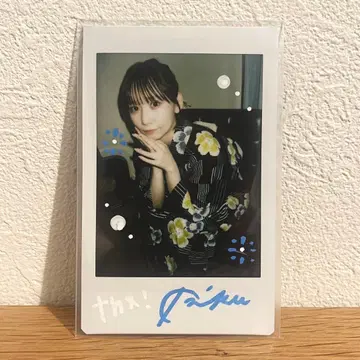 yosugala 쿠로사카 미라이 사인 포함 유카타 폴라로이드