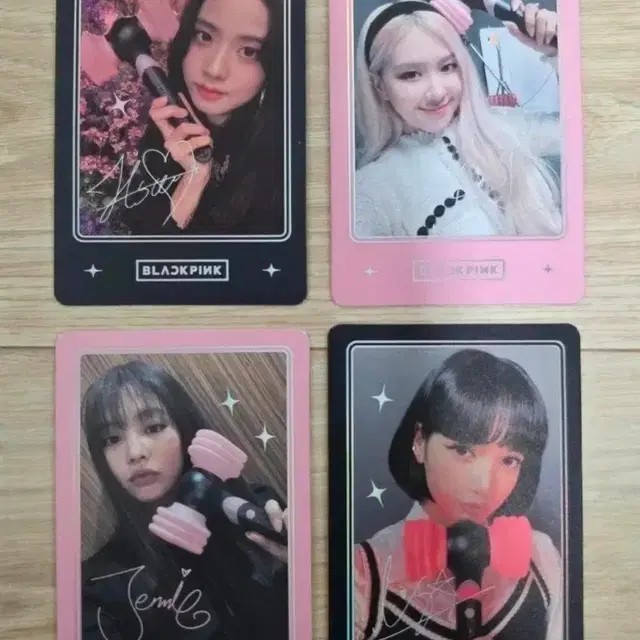 블랙핑크 응원봉 포카 세트
