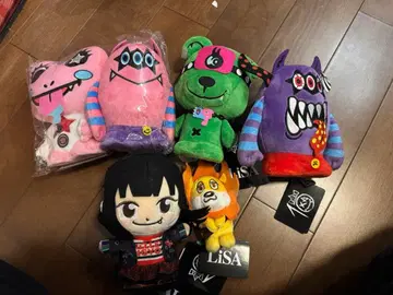 새상품급 LiSA 봉제 인형 세트