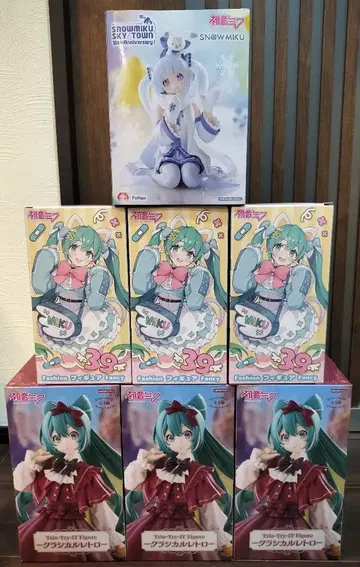 하츠네 미쿠 피규어 모음 7체 세트